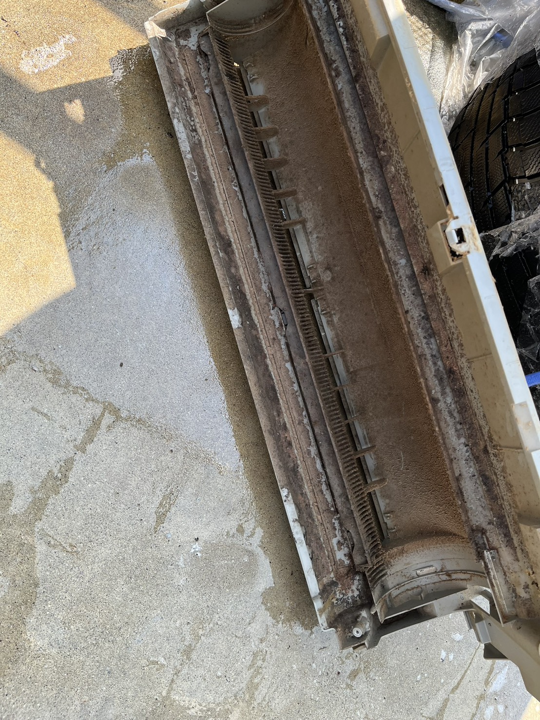 清掃前 エアコン清掃