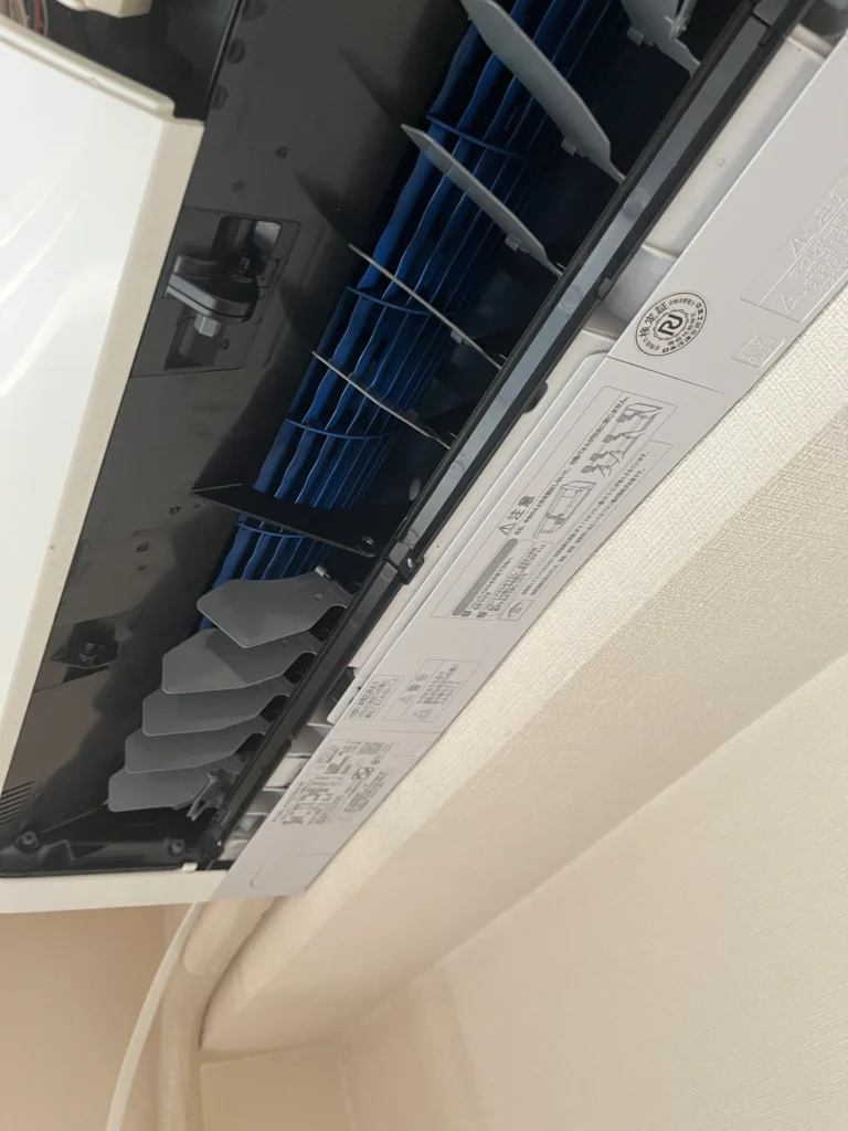 エアコンクリーニングの作業後