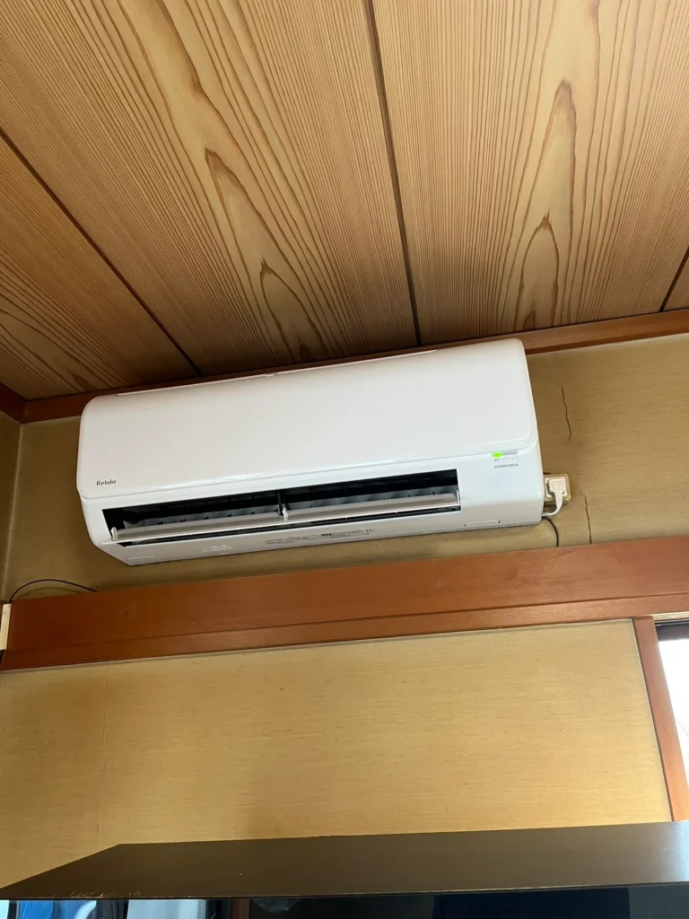 施工後 エアコン