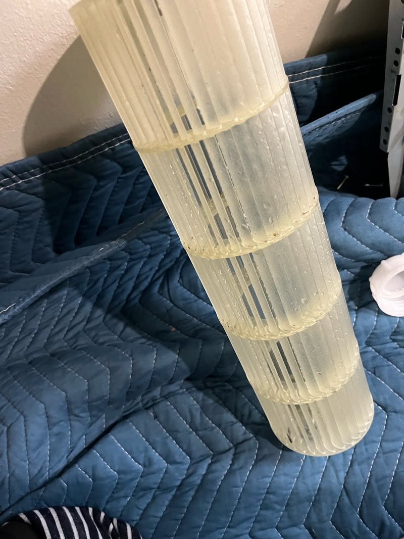 洗浄後の送風ファン