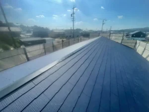 屋根工事施工後の様子