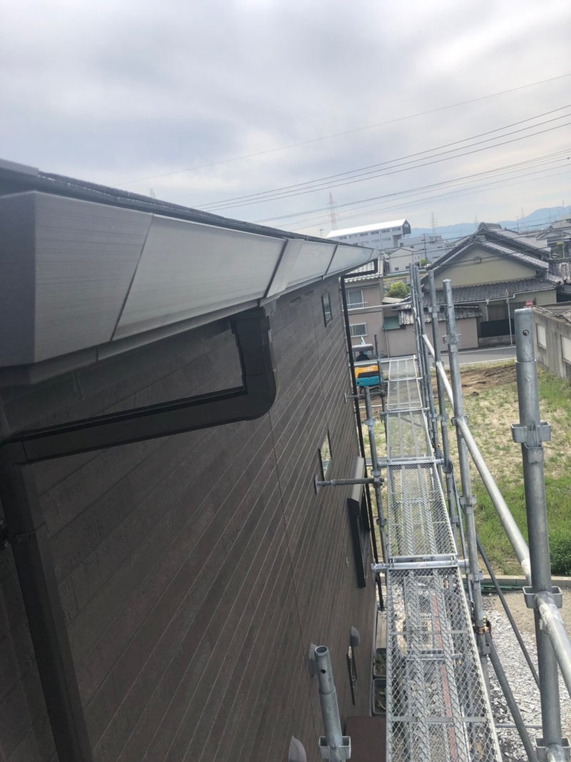 雨樋 軒樋交換前の状態