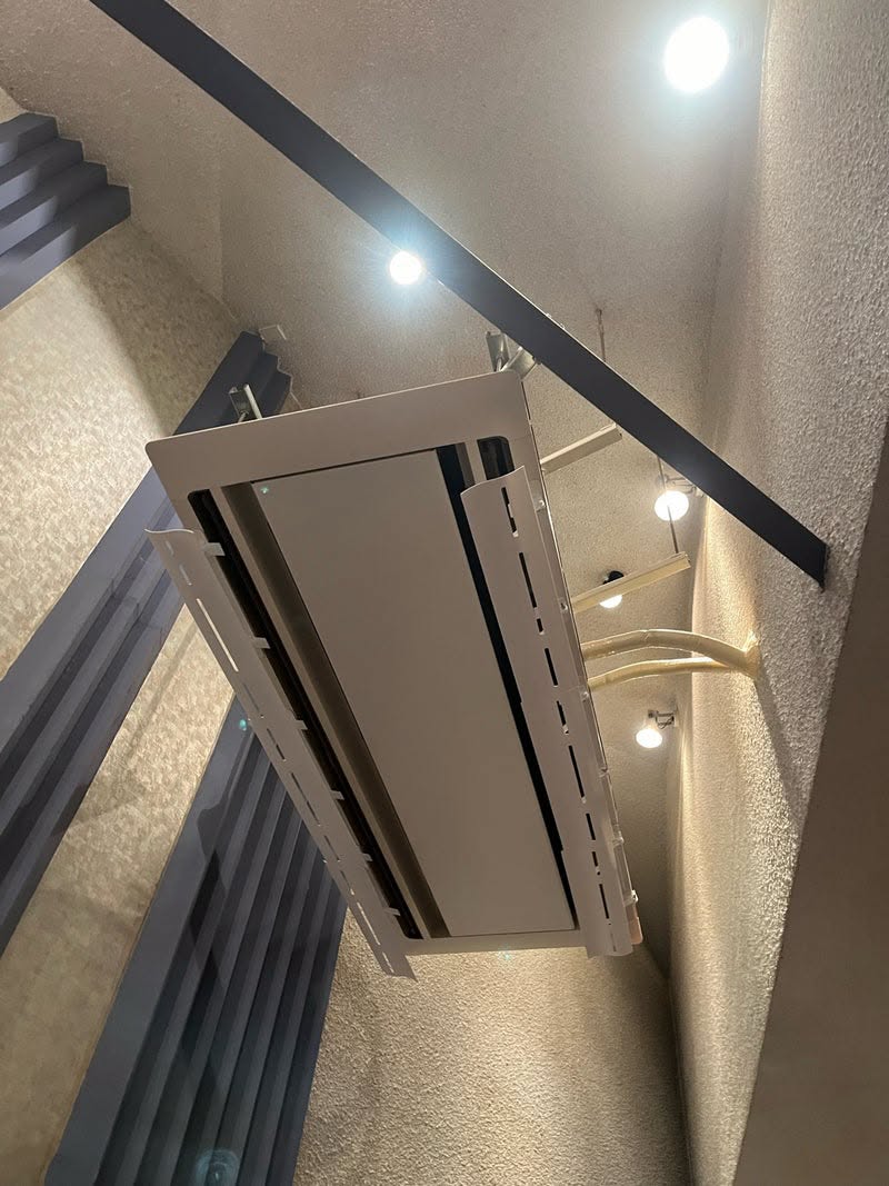 業務用エアコンのクリーニング完了後の状態